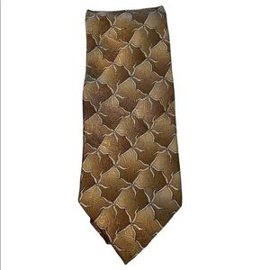 Nature Conservancy “Brittle Starfish” wildlife tie, brown & tan silk